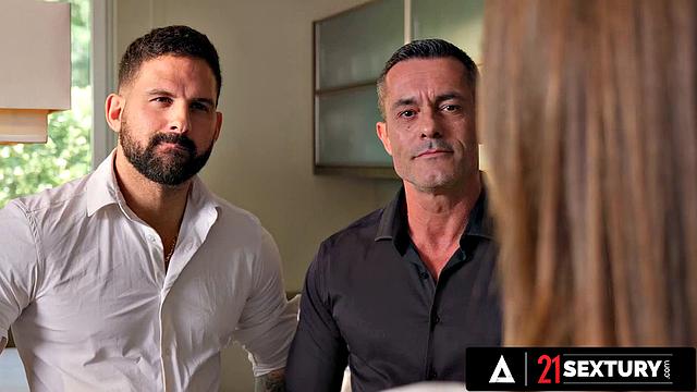 21 SEXTURY - Hot Blonde Angelica Heart Getting Anal Fucked Compilation