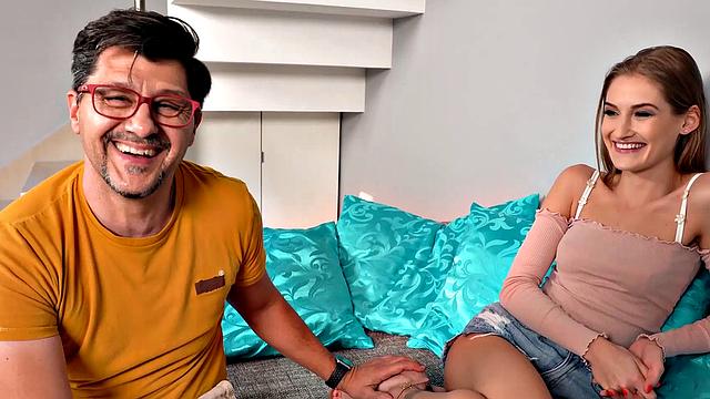 hunt4k. orgasm is the result of a skilled blowjob and nailing buddy's girlfriend