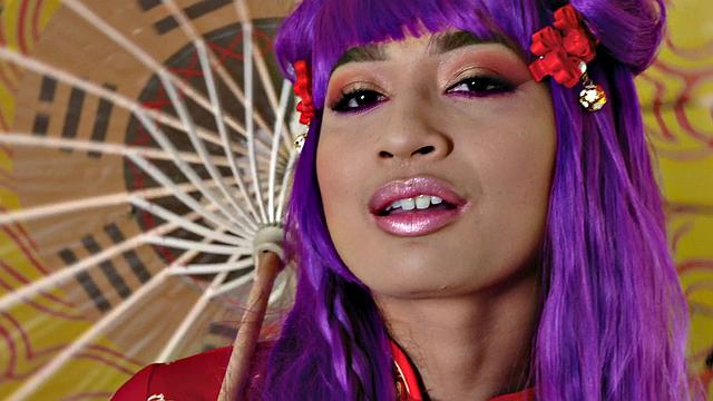 Red Dress Asian Seductress