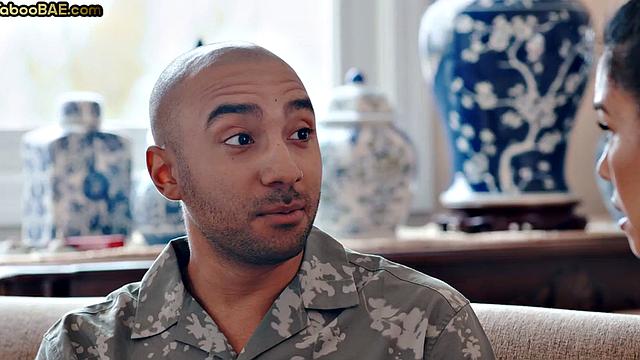 Stunning Asian babe sucks cock and gets doggystyled in 3way