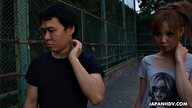 Hina Mitsuki screwed in a flooding lingerie zone