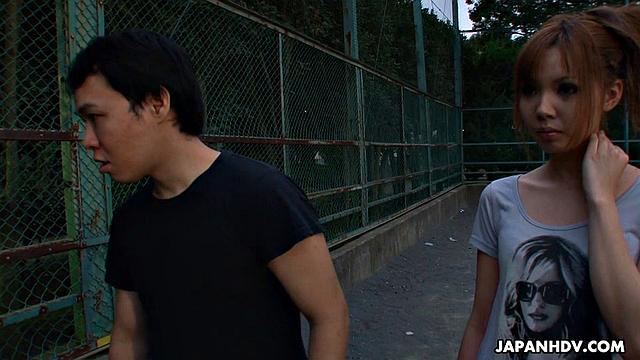 Hina Mitsuki screwed in a flooding lingerie zone