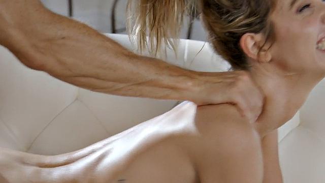 Petite babe passionately cuntfucked in doggystyle