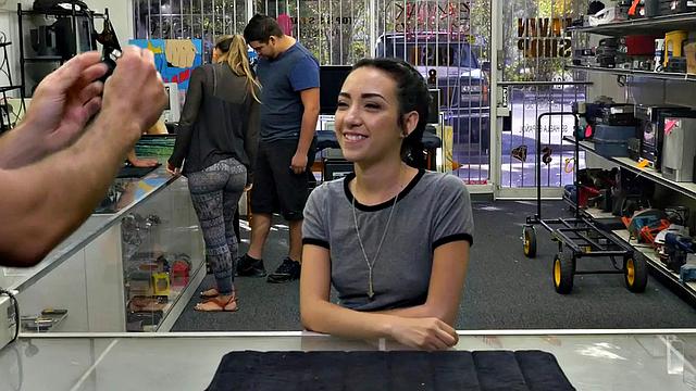 Watch this teen cutie suck and fuck before taking a cumshot in her mouth