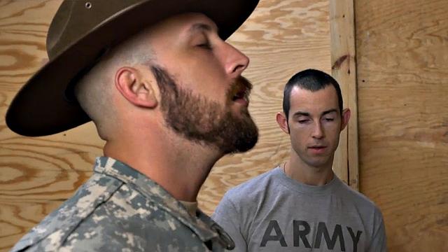Army wild gay fucked in ass by fucker from behind