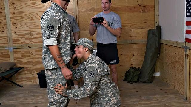 Army wild gay fucked in ass by fucker from behind