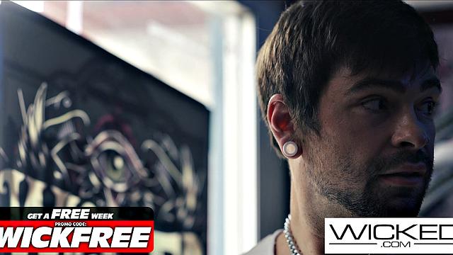 Wicked - Mega Babe Invites Guy In For A Hot Threesome