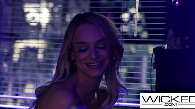 Wicked - Mega Babe Invites Guy In For A Hot Threesome