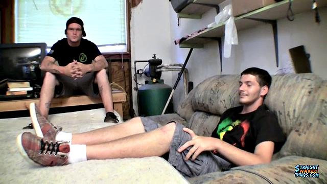 Jerking Off With Horny Straight Boys - Daniel Delong &amp; Lex Lane