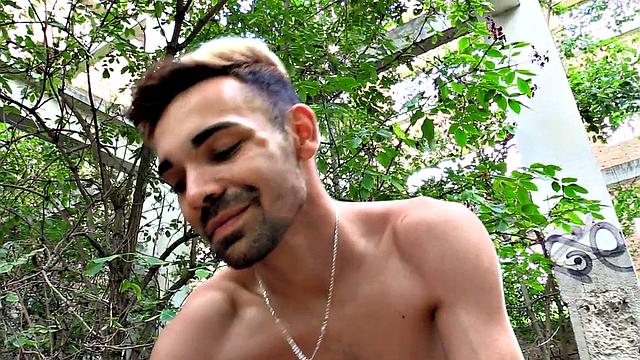Euro stud POV banged outdoors for good money
