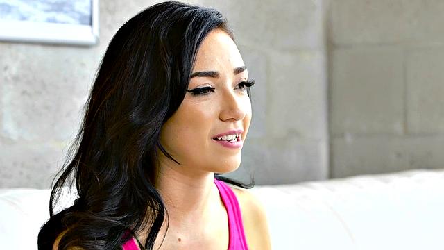 Tiny first time babe loves to be fucked on camera