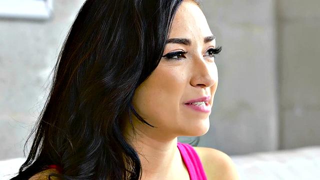 Tiny first time babe loves to be fucked on camera