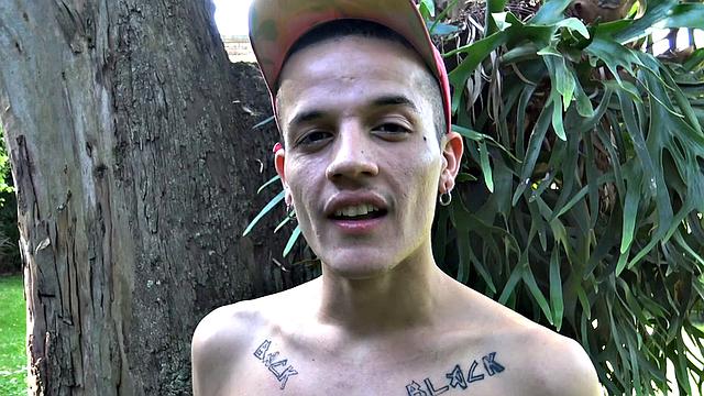 Latino Mariano takes cock for cash and swallows every drop
