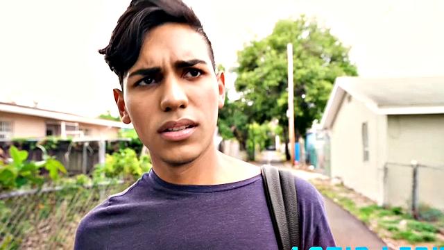 Latino Mariano takes cock for cash and swallows every drop