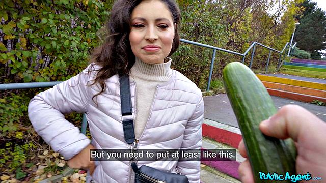 Big public blowjob and POV sex