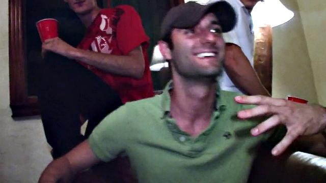 Hazed college stud assfucked for voyeuristic fraternity