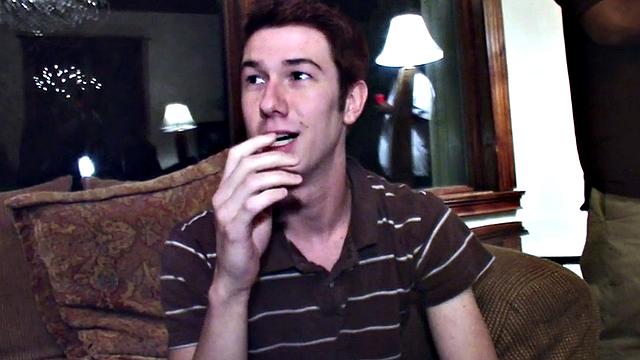 Hazed college stud assfucked for voyeuristic fraternity