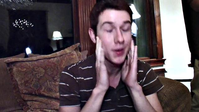 Hazed college stud assfucked for voyeuristic fraternity