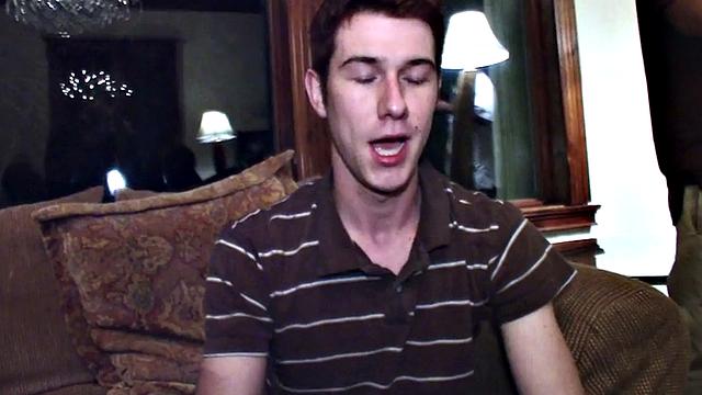 Hazed college stud assfucked for voyeuristic fraternity