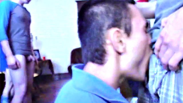 Hazed college stud assfucked for voyeuristic fraternity