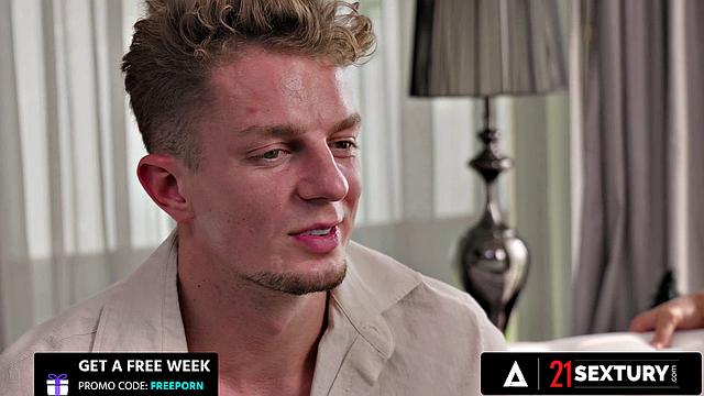 21 SEXTURY - Horny Candie Luciani Takes Two Cocks In Both Holes