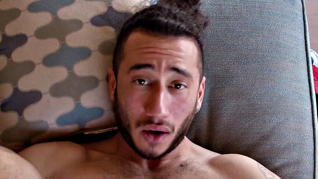 Seducing stud barebacks stepbrother until spraying cum