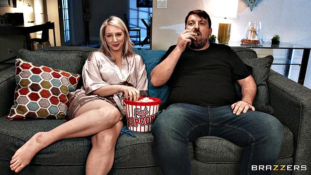 Movie Night With A Hot Babe