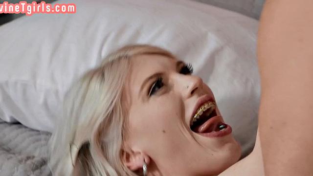 21yo Trans analsmashed by BF cock