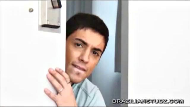 Hugo Lopez and Daniel Trejo start kissing, and David Leon likes it so much he strips off his clothes. Hugo goes down on Daniel's 9 inch cock.