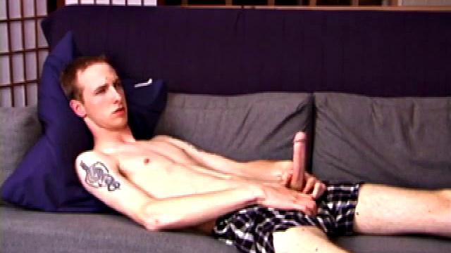 Aaron Snow returns for a solo session: a deliberate, leisurely jerk off getting intense with self-dick licking, two-handed techniques, and hole fingering.