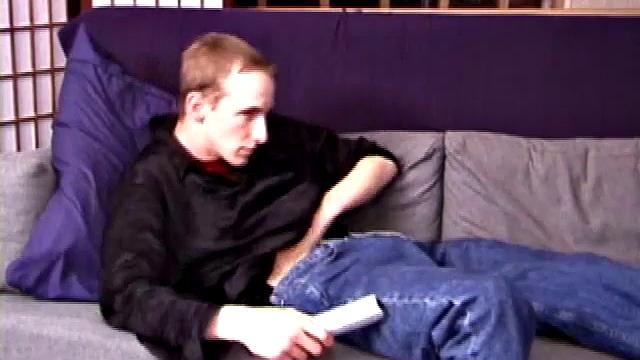 Aaron Snow returns for a solo session: a deliberate, leisurely jerk off getting intense with self-dick licking, two-handed techniques, and hole fingering.