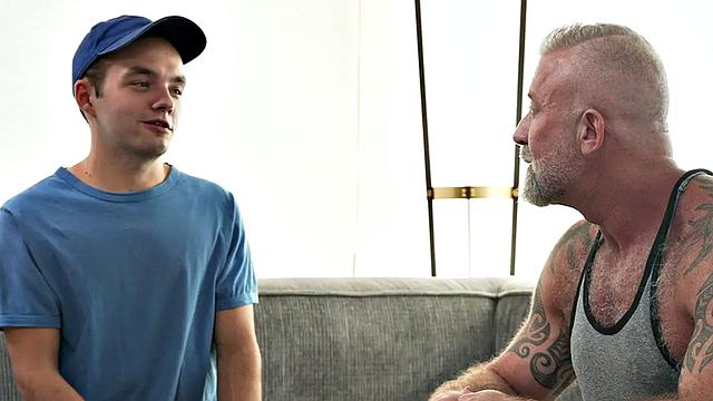 Seduced nympho drilled in anal hole by big white cock