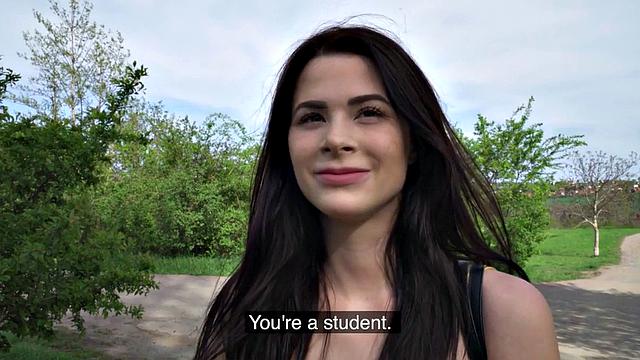 Picked up college babe POV pussyrammed after deepthroat