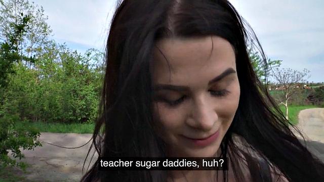 Picked up college babe POV pussyrammed after deepthroat