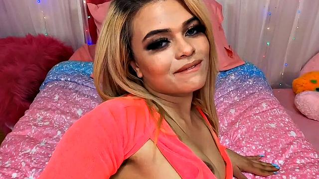 Solo JOI stepdaughter with small boobs talks dirty with stepdad