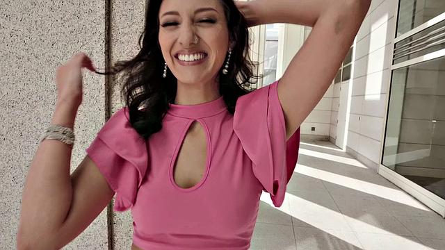 Enjoy the view of a tourist pleasing a trimmed pussy while being ridden in cowgirl position