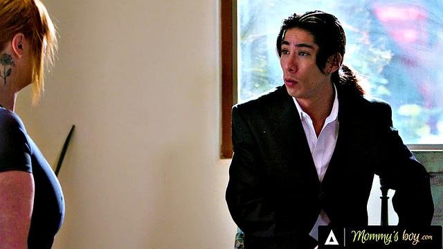 MOMMY'S BOY - Big Titties MILF Lauren Phillips Gets Her Pussy Banged By Her Client