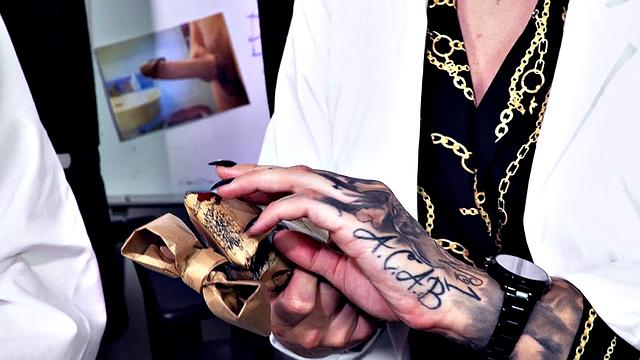 Red Super Dildo For Doctor's Birthday