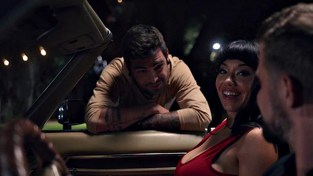 Big Titty Slut Little Puck Gets Pounded In Parking Lot While Her Husband Watches!