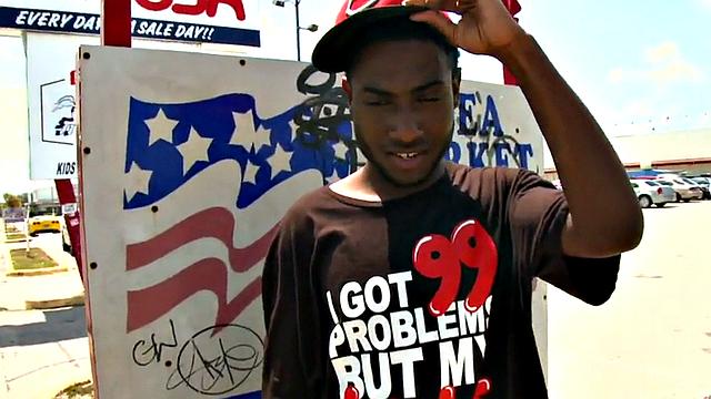 Black bottom by white jock outdoor till cumshot