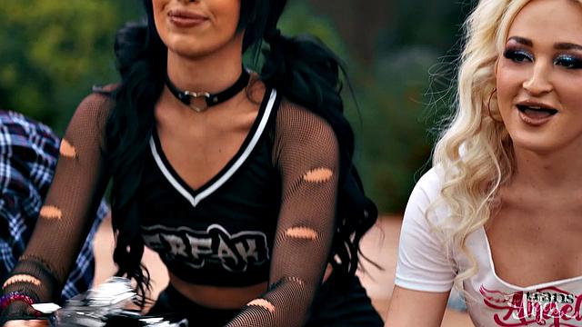Cheering Up The Goth Babe