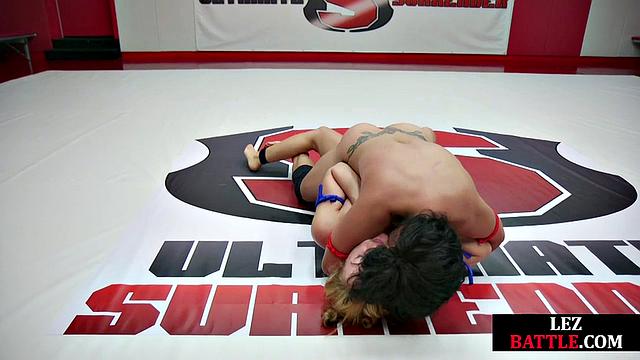 Big-titted wrestler fingered by rival