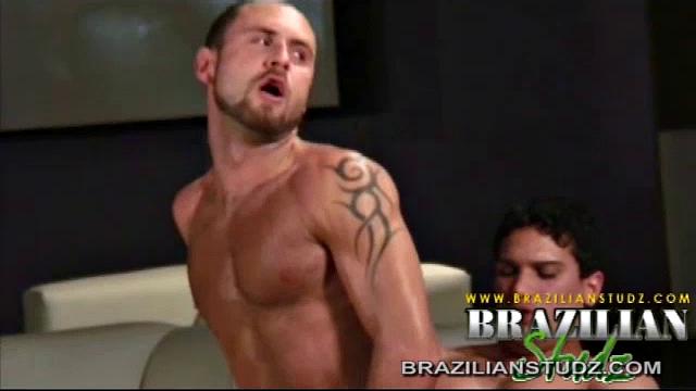 Tommy happens upon Gregorio Guerrero and Manuel Lozano relaxing in a video lounge. Gregorio's thick muscles and hard body are only enhanced by his beautiful face and huge.