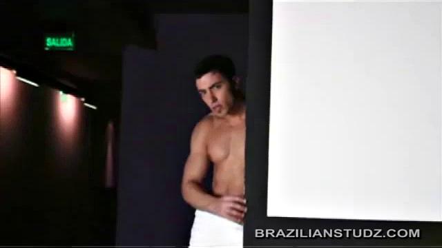 Tommy happens upon Gregorio Guerrero and Manuel Lozano relaxing in a video lounge. Gregorio's thick muscles and hard body are only enhanced by his beautiful face and huge.