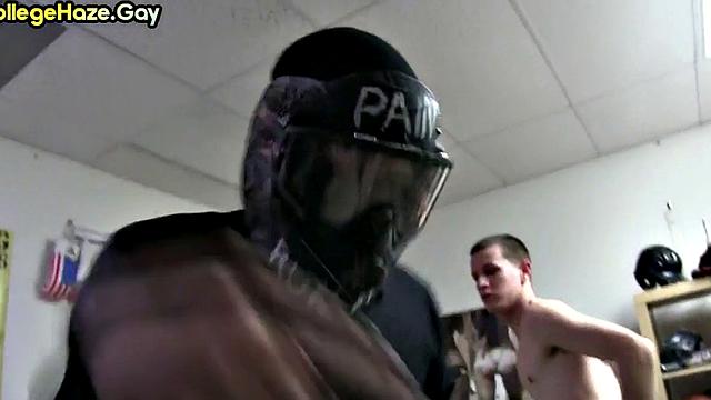 Wet studs go gay for college fraternity under shower