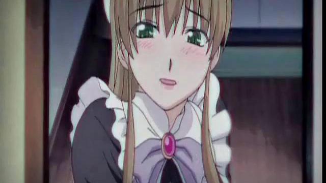 Hot Maid In Naked Apron Pleases Master