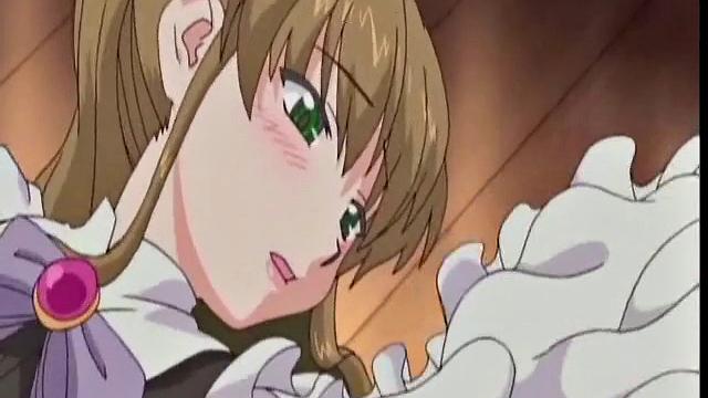 Hot Maid In Naked Apron Pleases Master