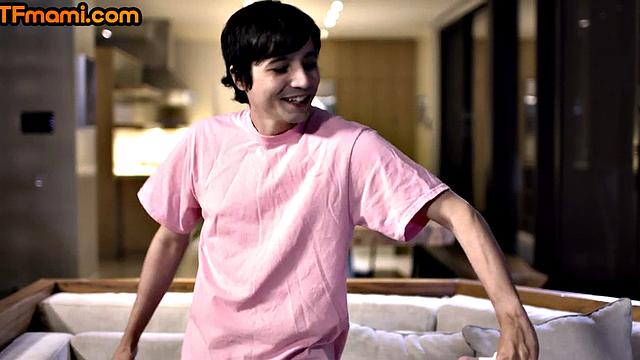 Busty stepmom fucked by stepson while home alone