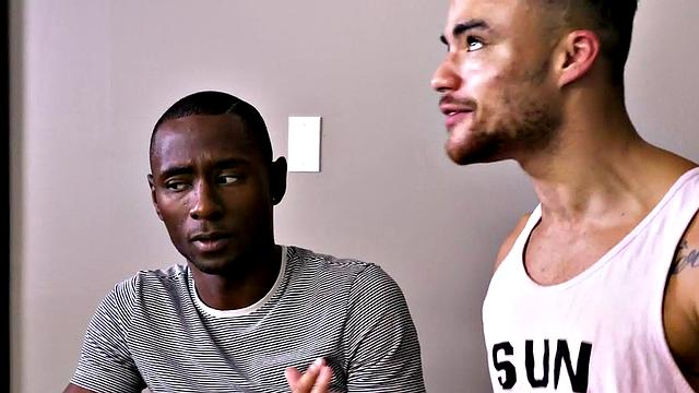 cumshowered ebony enjoys BBC power