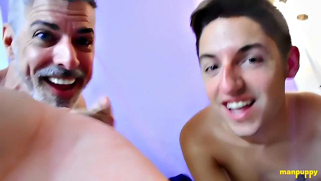 Giant Daddy-Son Couple Invites You To Play - Devin Jones &amp; Richard Lennox